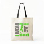 Lymphoma I Wear Lime Green Dad bags