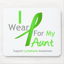 Lymphoma I Wear Lime Green For My Aunt Mouse Pad