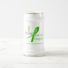 Lymphoma I Wear Lime Green For My Daughter Mug