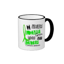 Lymphoma I Wear Lime Green For My Sister 37 Coffee Mug