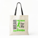 Lymphoma I Wear Lime Green Grandpa bags