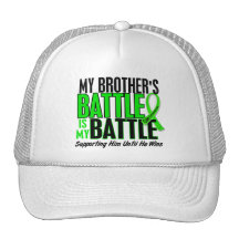 Lymphoma My Battle Too 1 Brother Mesh Hat