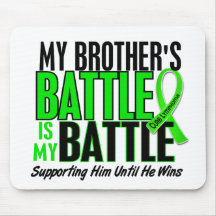 Lymphoma My Battle Too 1 Brother Mouse Pads