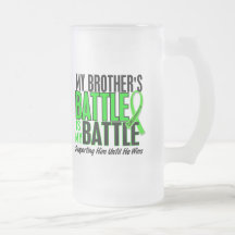 Lymphoma My Battle Too 1 Brother Mugs
