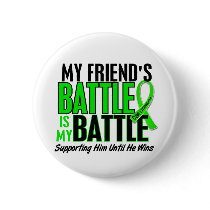 Lymphoma My Battle Too 1 Friend (Male) buttons by awarenessgifts Lymphoma My Battle Too 1 Friend (Male) buttons