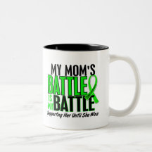 Lymphoma My Battle Too 1 Mom Mugs