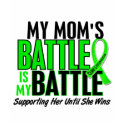 Lymphoma My Battle Too 1 Mom t-shirts