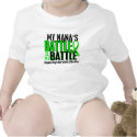 Lymphoma My Battle Too 1 Nana t-shirts
