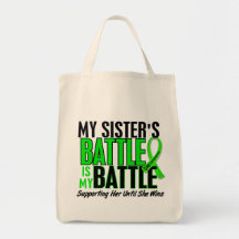 Lymphoma My Battle Too 1 Sister Canvas Bags
