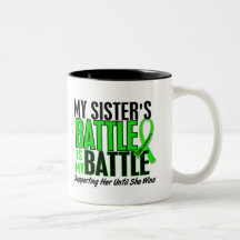 Lymphoma My Battle Too 1 Sister Mug