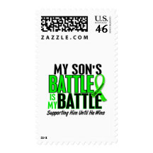 Lymphoma My Battle Too 1 Son Postage Stamp