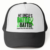 Lymphoma My Battle Too 1 Uncle hats by awarenessgifts Lymphoma My Battle Too 1 Uncle hats