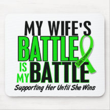 Lymphoma My Battle Too 1 Wife Mouse Pads