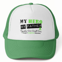 LYMPHOMA My Hero My Father We Will Win hats