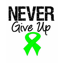 LYMPHOMA Never Give Up t-shirts