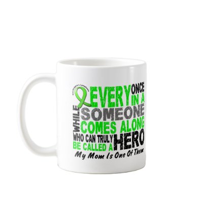 Lymphoma Non-Hodgkins HERO COMES ALONG 1 Mom Cup