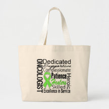 Lymphoma Oncologist Collage Tote Bags