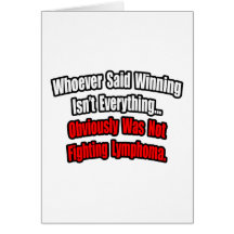 Lymphoma Quote Card