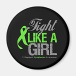 Lymphoma Ribbon - Fight Like a Girl Refrigerator Magnets