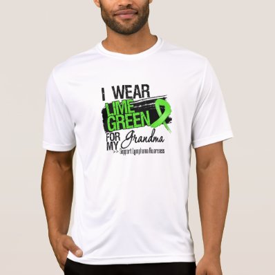 Lymphoma Ribbon For My Grandma Shirt