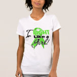 Lymphoma Ribbon - I Fight Like a Girl t-shirts