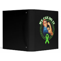 Lymphoma - Rosie The Riveter - We Can Do It 3 Ring Binders