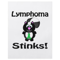 Lymphoma Stinks Skunk Awareness Design Personalized Flyer