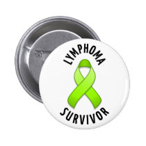 Lymphoma Survivor Button buttons