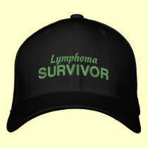 Lymphoma Survivor embroidered hats