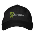 Lymphoma Survivor embroidered hats