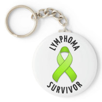 Lymphoma Survivor Keychain keychains