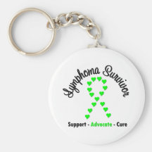 Lymphoma Survivor Keychains