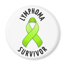 Lymphoma Survivor Magnet magnets