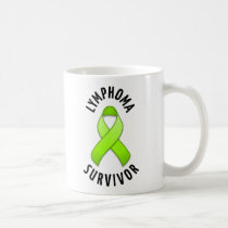 Lymphoma Survivor Mug mugs