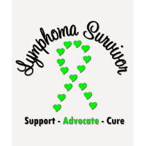 Lymphoma Survivor t-shirts