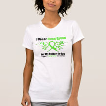 Lymphoma Tribal Ribbon For My Father in Law T-shirts