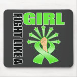 Lymphoma Victory Fight Like A Girl mousepads