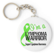 Lymphoma Warrior Key Chain