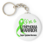 Lymphoma Warrior Key Chain