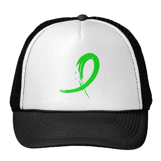 Lymphoma's Lime Green Ribbon A4 Trucker Hat