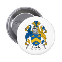 Lynch Family Crest Pinback Button