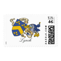 Lynch Family Crest Postage Stamps