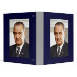 Lyndon B. Johnson 36th President Vinyl Binder