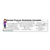 Lyndon EDS Awarness bumpersticker Bumper Sticker