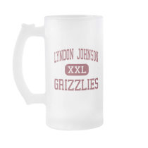 Lyndon Johnson - Grizzlies - Middle - Pharr Texas mugs