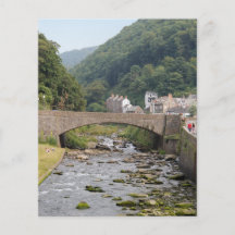 Lynmouth en Devon, Inglaterra Tarjeta Publicitaria