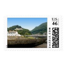 Lynmouth in Devon, England. Postage Stamps