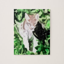 lynx cat painting puzzles