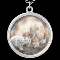 Lynx Moon Wearable Art Necklace necklaces