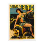 Lyon Berlin Auto Tours ~ Vintage Automobile Ad postcards